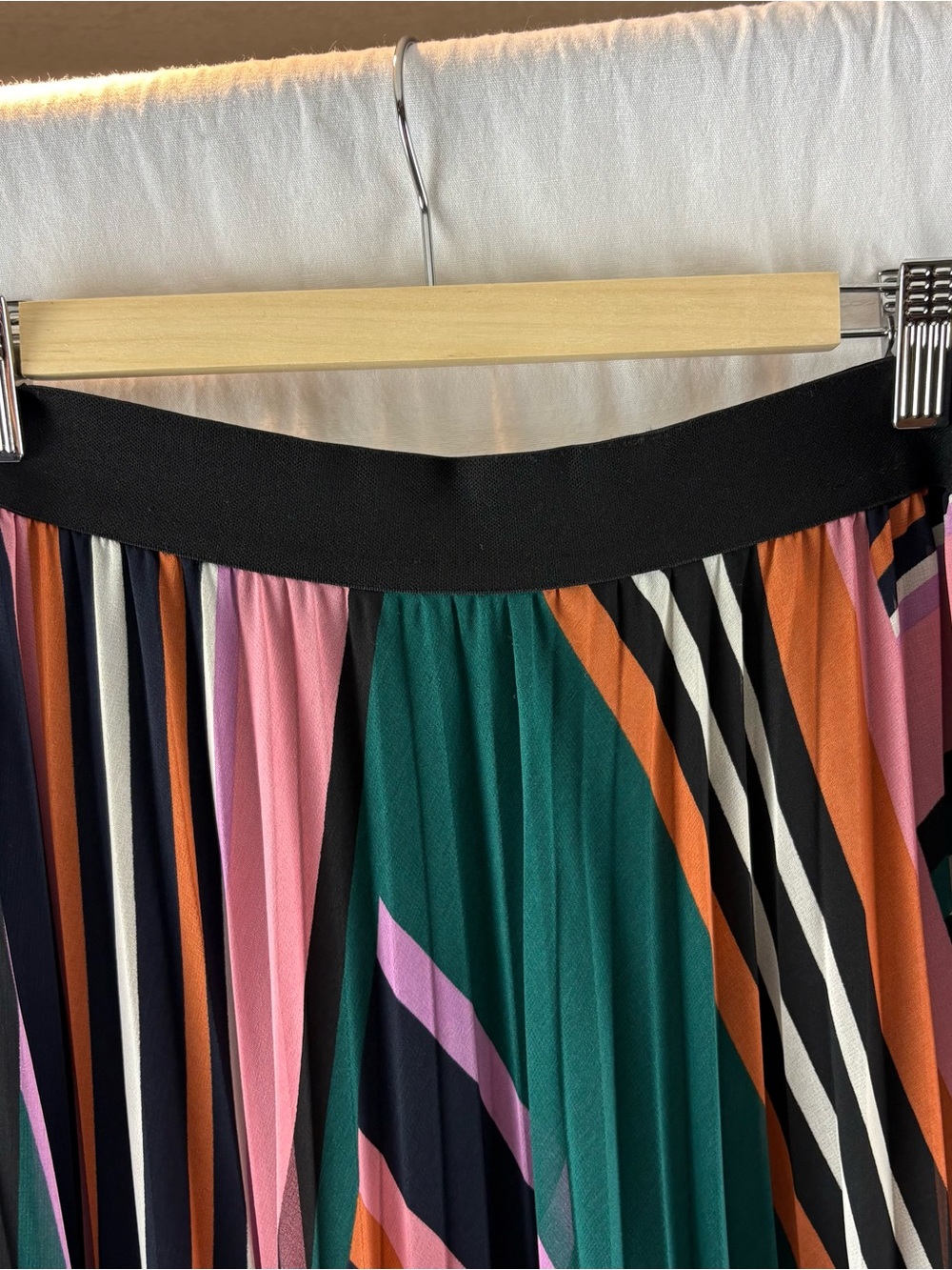 ba&sh UHENDY Pleated Mid-Length Skirt L - Picture 9 of 14